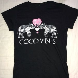 Good Vibes Elephant Tee